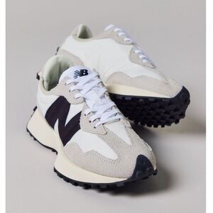 New Balance Cream and Black Sneakers